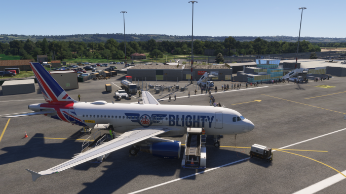 G-BRIJ Blighty Virtual Airlines Airbus A319