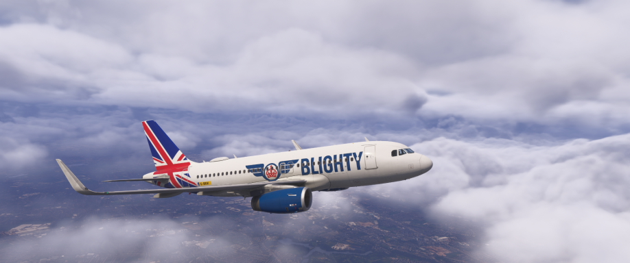 G-BRIK Blighty Virtual Airlines Airbus A319