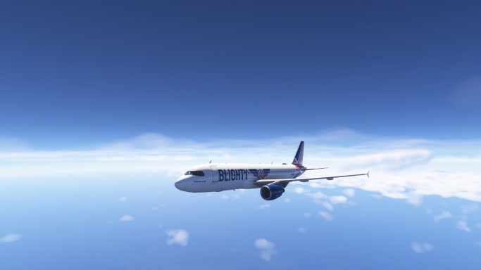 G-BRIF Blighty Virtual Airlines Airbus A320