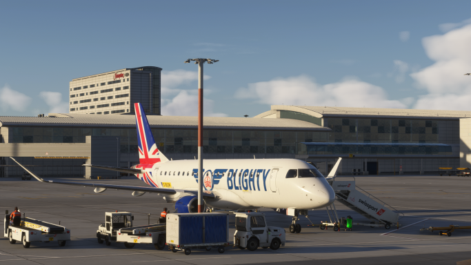 G-BLEM Blighty Virtual Airlines Embraer E175