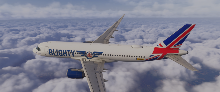 G-BRIH Blighty Virtual Airlines Airbus A320